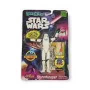 Bend Ems Star Wars Stormtrooper With Topps Card 1993 Vintage Action Figure