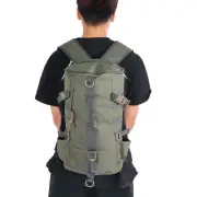 US (Army Green)Fishing Tackle Backpack Large Capacity Portable Cylindrical