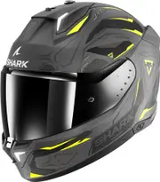 Shark Skwal i3 Linik, full face helmet , color: Matt Grey/Yellow/Dark Grey , size: M