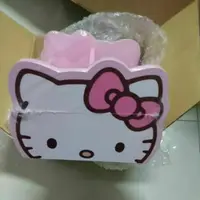 在飛比找蝦皮購物優惠-現貨 凱蒂貓 Hello Kitty 360度 旋轉 收納盒