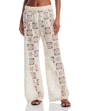 The White Lotus x Aqua Crochet Pants - Exclusive