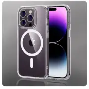Clear MagSafe Case for iPhone 11-15 Pro Max – Wireless Charging Compatible