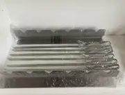 Grillux BBQ Grill Kebab Rack with Six Skewers New