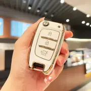 Soft TPU Car Flip Key Case Cover For Hyundai Elantra Solaris Tucson I30 I35 I40