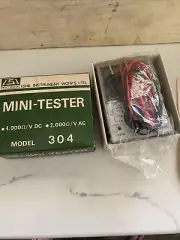 Vintage ISI Ishii Mini-Tester Multitester 304 with Box and Manual NOS