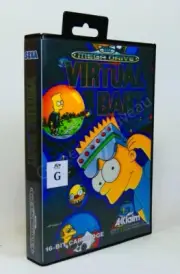 SEGA SMD Mega Drive Storage Case - Virtual Bart - NO GAME