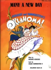 MANY A NEW DAY SHEET MUSIC-OKLAHOMA RODGERS AND HAMMERSTEIN-PIANO/V/GUITAR-NEW