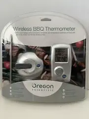Oregon Scientific AW129 Wireless BBQ Thermometer LCD Remote Programmable NEW