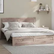 Oikiture Bed Frame King Size Wooden Frame NEO