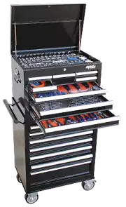 SP Tools ToolKit 305 Piece Metric/SAE - Black 15 Drawer Custom SP50105