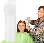 Hair Dye Comb Bottle – Hair Coloring Applicator With Scale, Reusable Hair Color Comb For Even Application, Portable Bottle Comb For Long Hair, Salon Or Home Use, Easy Squeeze Design