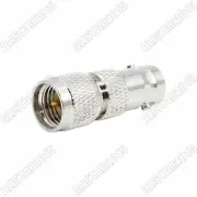 8 Pieces Mini-UHF Plug Male to BNC Jack Female straight Coax Connector Adapter