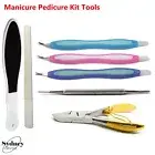 Podiatry Nail Cutter Chiropody File & Cuticle Pusher Finger Hand Nails Dressing