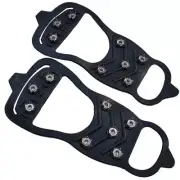 Anti Slip Footwear Over Shoes Covers Crampon Ice 8-Tooth