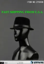 1/6 Scale Black Hat For 12" Hot Toys PHICEN Kumik Male Female Figure Doll ❶USA❶