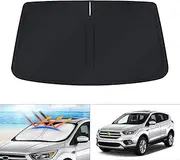 Windshield Sun Shade for 2013 2014 2015 2016 2017 2018 2019 Ford Escape Sunshade Foldable Window Sun Visor Protector Blocks UV Rays Keep Your Car Cooler