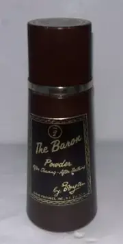 The Baron Powder After Shaving - After Bathing 2.5 Ounces Evyan Perfumes Inc NY