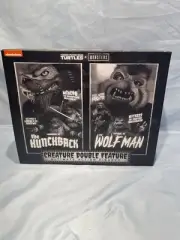 NECA - TMNT x Universal Monsters - Leo (Hunchback) + Raph (Wolfman) 2 Fig Pack