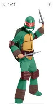Rubies Ninja Turtles Raphael Childs Costume Boys Large 12-14 B2671