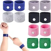 12Pcs Motion Sickness Bands, Anti Nausea Bracelet,Morning Sickness Relief Through Pressure Point Therapy Seasickness Wristband for Natural Relief of Morning Sickness,Dizziness,Suitable for Car,Sea,Flying Travel Sickness
