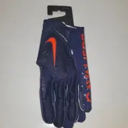 Nike NCAA University Virginia Cavaliers Vapor Football Glove DX5308-426 Size 3XL