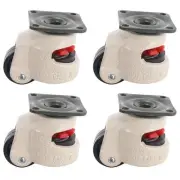 4 Pcs Retractable Leveling Casters Industrial Machine Swivel Caster Castor9253