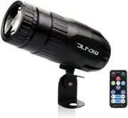 Pinspot Light w/Remote Super Bright Mirror Ball Spotlight Mini 15W RGBW LED Beam