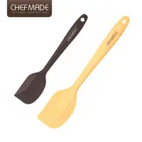 在飛比找momo購物網優惠-【美國Chefmade】烘焙矽膠刮刀-大小2入組(CM021