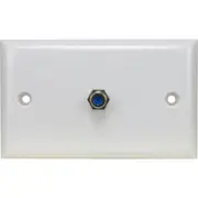 Kingray Wall Plate - Single F Type Outlet - Foxtel Approval F30923