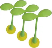 SUPVOX 3pcs Cute Sapling Car Dashboard Ornaments Creative Motorcycle Decorations Realistic Plants for Car Interior Accessories Easy to Install