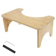 Bathroom Potty Stool Foldable Potty Poop Stool Nonslip Toilet Assistance Step(