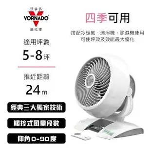 【VORNADO 沃拿多】DC直流渦流空氣循環扇5303DC-TW/5-8坪用