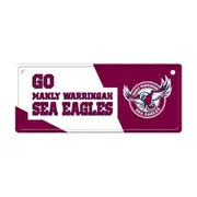 Manly Sea Eagles NRL LICENCE TIN PLATE SIGN