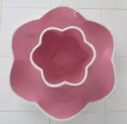 Easter~New~Studio Nova~"Floradora" Pattern~Pink~Serving Set