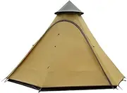 Dome Tents, 3-4 Person Lightweight Tent, Outdoor Family Camping Tent with Zipped Groundsheet and Tent Accessories, Perfect for Outdoor, Traveling, Hiking, Camping,Beige