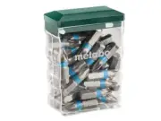 Metabo Bit Box Pozi Bits PZ2 x 25mm Pack 25 with colour coding MPT711000