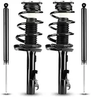 Front & Rear Struts w/Coil Springs for Mazda 3 2004 2005 2006 2007 2008 2009, Shock Absorbers Replace for 172263 172264 343412 (Set of 2)
