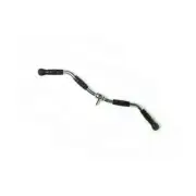 Revolving Curl Bar - Rubber Grips | Cable Attachment