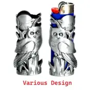 Various Standard Size Metal Lighter Case Cover Sleeve FitsBic Lighter Standard