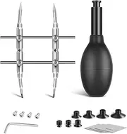 NEEWER Lens Sucker and Spanner Kit, IC Pick Up Vacuum Suction Pen with 7 Interchangeable Suction Cups and Curved Tips Camera Lens Spanner Wrench Stainless Steel Tool for Lens Repairing and Cleaning