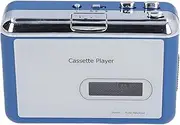 Portable Cassette Player, Bluetooth Stereo Cassette Tape to MP3 Converter, Auto Reverse Tape Player with LED Indicator, Earphone, Powered by AC Adapter or AA Battery