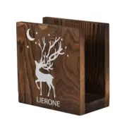 Farmhouse Wooden Napkin Holder for Tables,Ideal Napkin Dispenser for ZJJ-A-B-3