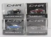Lot (4) Toyota C-HR Pull-Back Promo Cars 1:72/1:64 Scale NIB MZ681