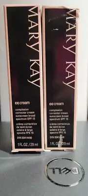 MARY KAY CC CREAM Very Deep NIB Sunscreen Foundation 2 Pack