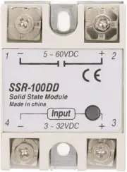 DC Input 3-32V SSR-100DD Solid State Relay Solid State Relay Module SSR DC Co...