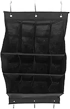 VILLFUL Foldable Over Door Shoe Holder Breathable Hanging Shoe Organizer 12 Grid Wall-Mounted Sneakers Storage Rack for Boots High Heels Slippers