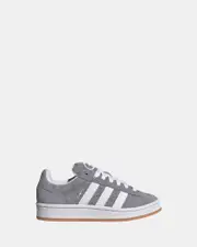 Campus 00s Elastic Lace Grade School Grey/White
