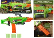 NERF Revoltinator Zombie Strike Toy Blaster Ages 8+ Toy Gun Fire Play Motor Gift