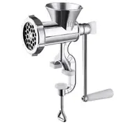 Hand Crank Meat Grinder Mill Stainless Steel Blade No.10 Size