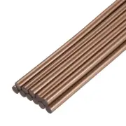 12pcs Mini Hot Glue Sticks for Glue Gun 0.27"x8" Bronze Red